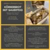 Rezeptkarte glutenfreies Körnerbrot mit Sauerteig