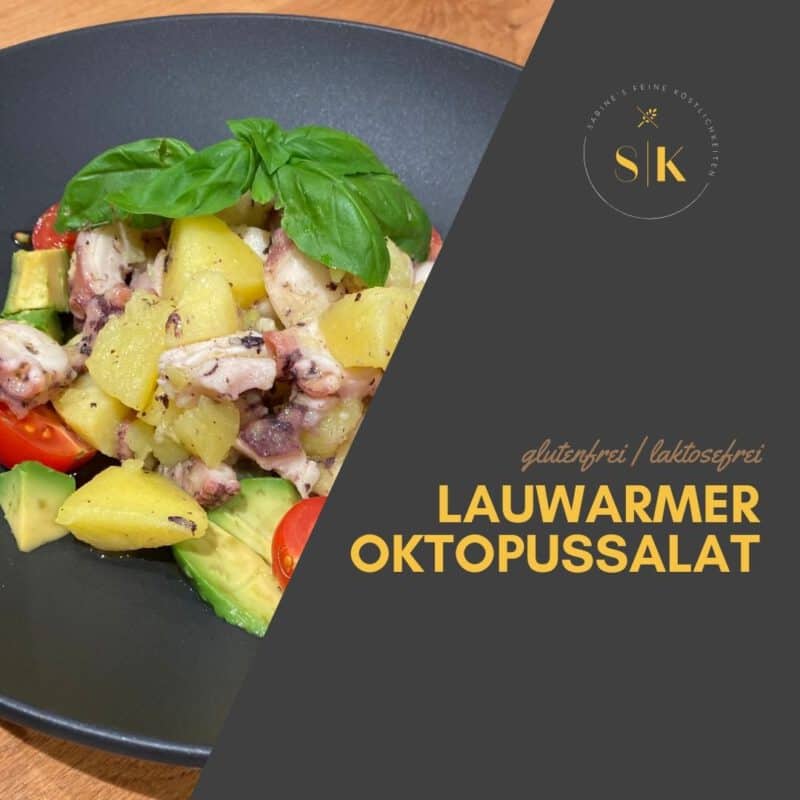 Rezeptbild Oktopussalat Rezept glutenfreier lauwarmer Oktopussalat