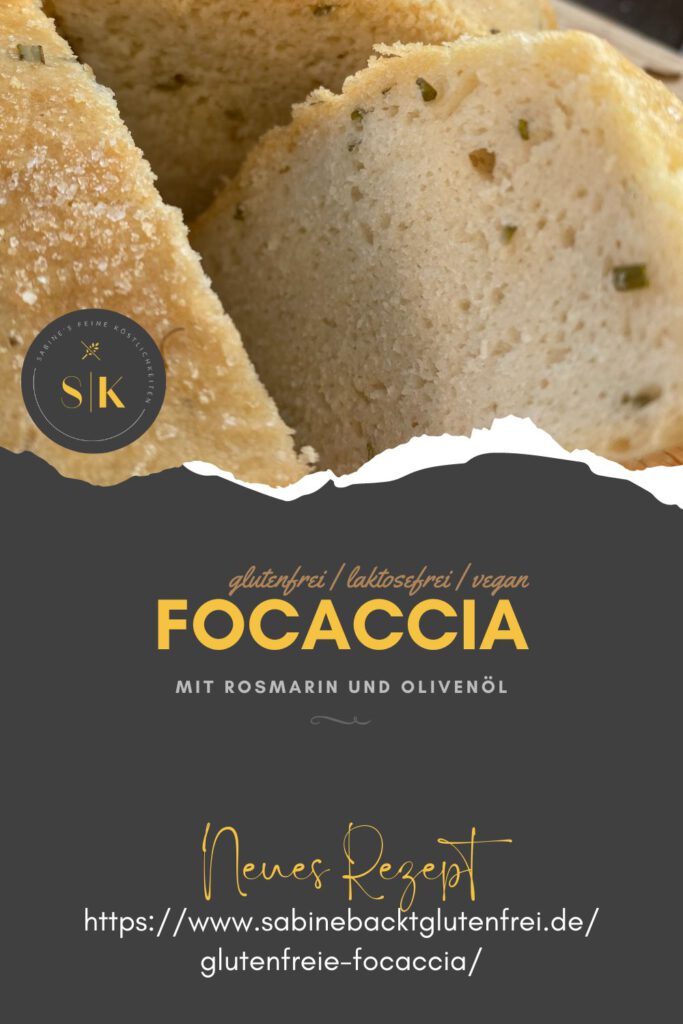 Rezept glutenfreie Focaccia