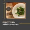 Glutenfreies Granola mit Feldsalat
