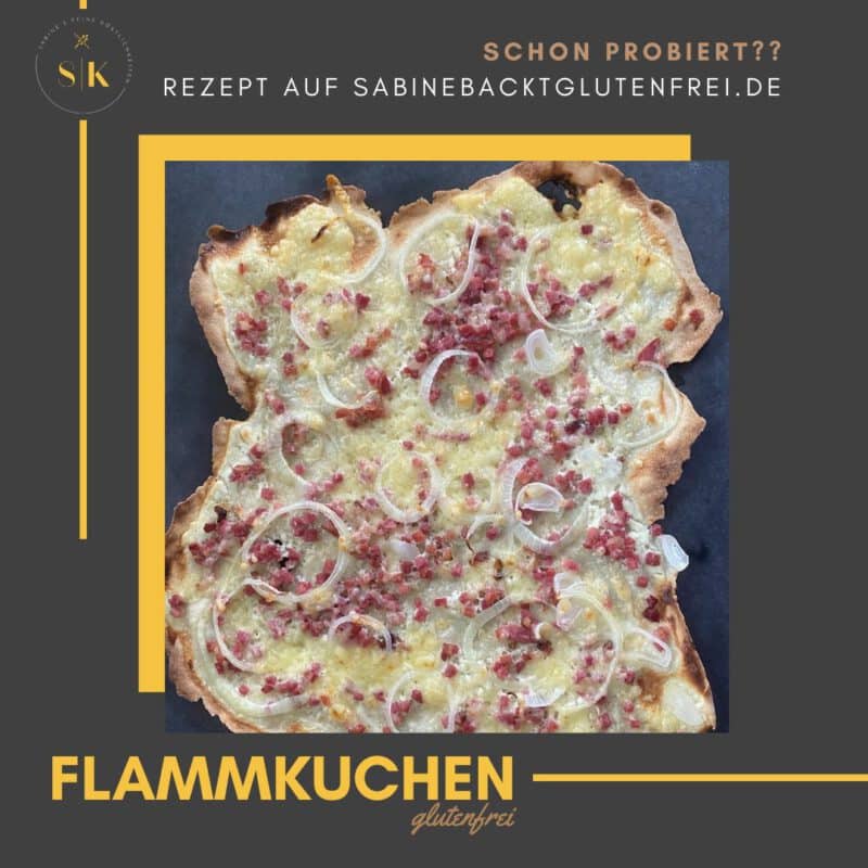 Rezept gutenfreie Flammkuchen