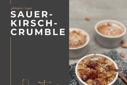 Glutenfreies Sauerkirsch Crumble Rezept
