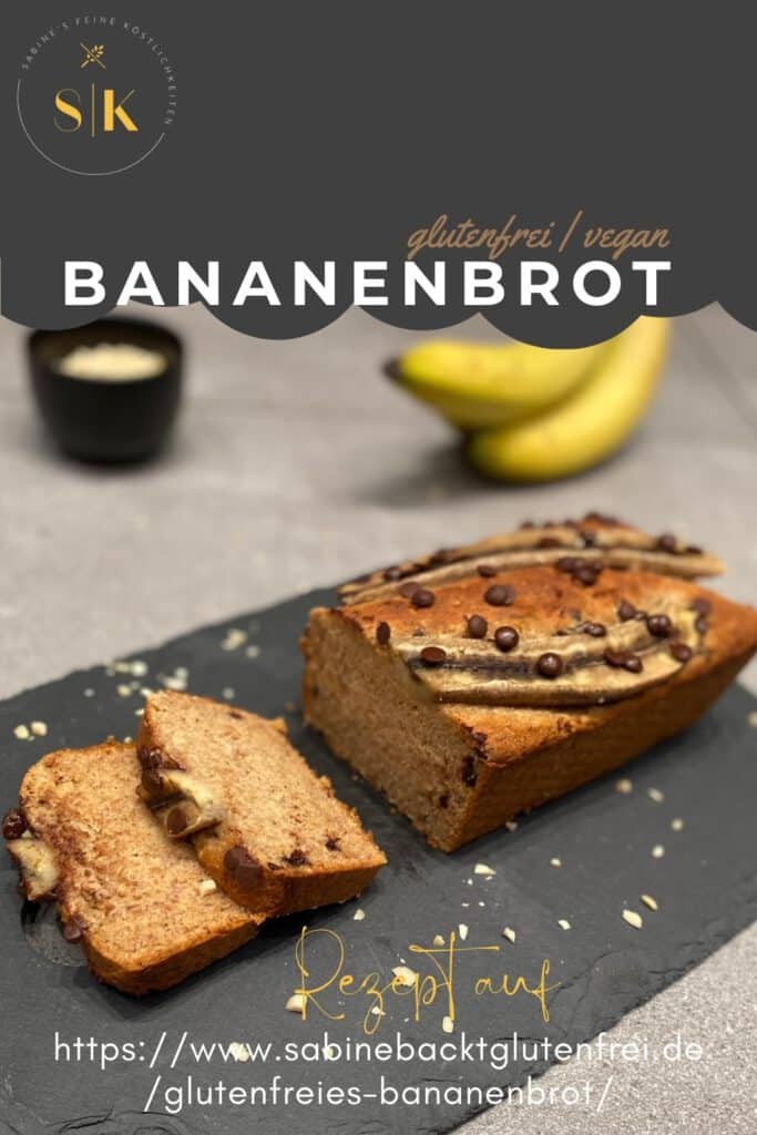 glutenfreies veganes Bananenbrot