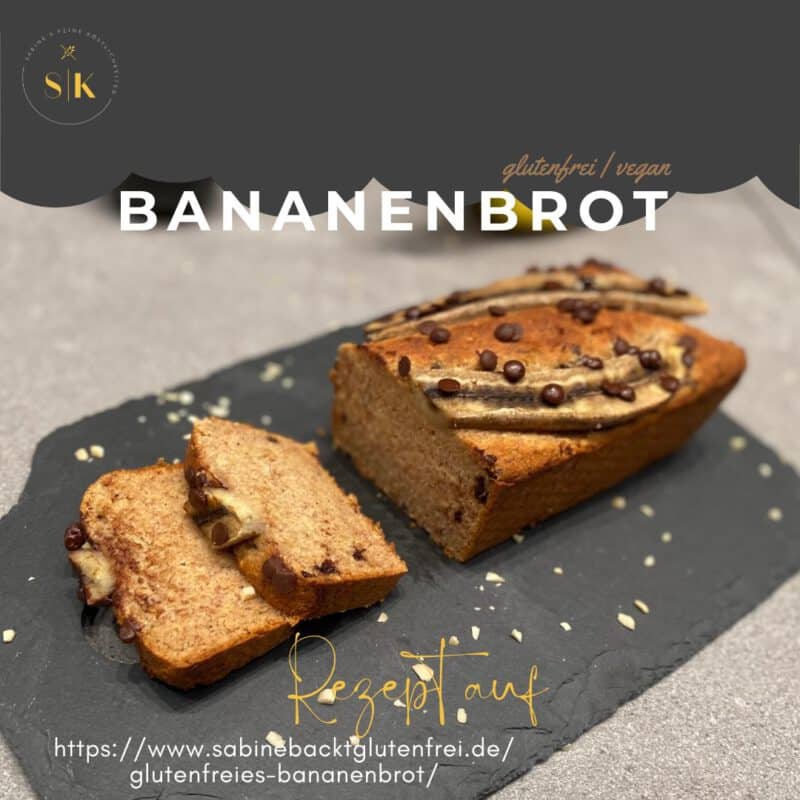 glutenfreies veganes Bananenbrot