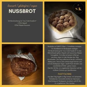 Rezept glutenfreies Nussbrot