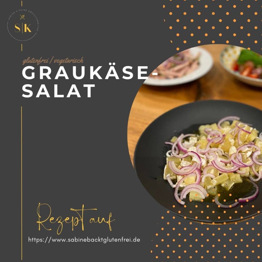 glutenfreier Graukaesesalat